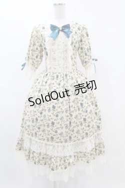 画像1: Physical Drop / フロントレースローズワンピース FREE アイボリー H-25-06-03-1017-LO-OP-NS-ZH