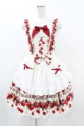 BABY,THE STARS SHINE BRIGHT / Strawberry’s Heart Drops柄ジャンパースカートII Free オフ H-25-06-03-1020-BA-OP-NS-ZH
