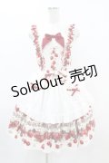 BABY,THE STARS SHINE BRIGHT / Strawberry’s Heart Drops柄ジャンパースカートII Free オフ H-25-06-03-1020-BA-OP-NS-ZH