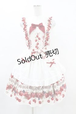 画像1: BABY,THE STARS SHINE BRIGHT / Strawberry’s Heart Drops柄ジャンパースカートII Free オフ H-25-06-03-1020-BA-OP-NS-ZH