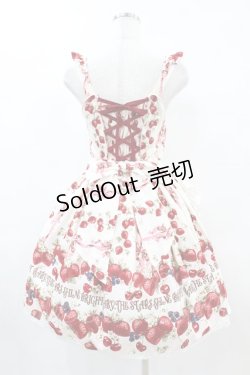画像2: BABY,THE STARS SHINE BRIGHT / Strawberry’s Heart Drops柄ジャンパースカートII Free オフ H-25-06-03-1020-BA-OP-NS-ZH
