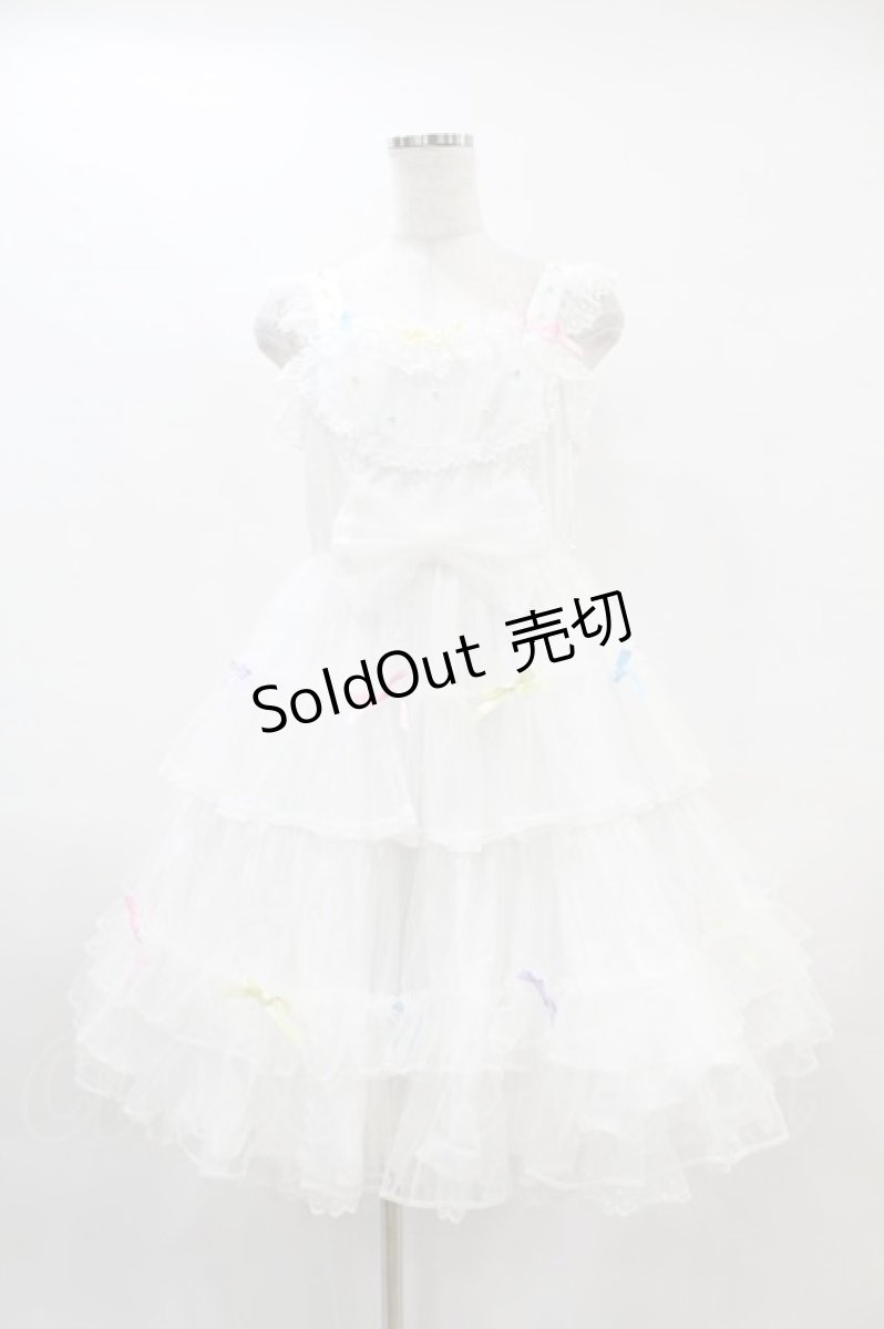 画像1: Angelic Pretty / Sugar Decorationジャンパースカート Free オフ H-25-06-03-1021-AP-OP-NS-ZH (1)