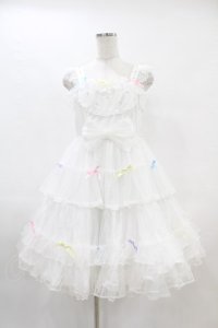 Angelic Pretty / Sugar Decorationジャンパースカート Free オフ H-25-06-03-1021-AP-OP-NS-ZH