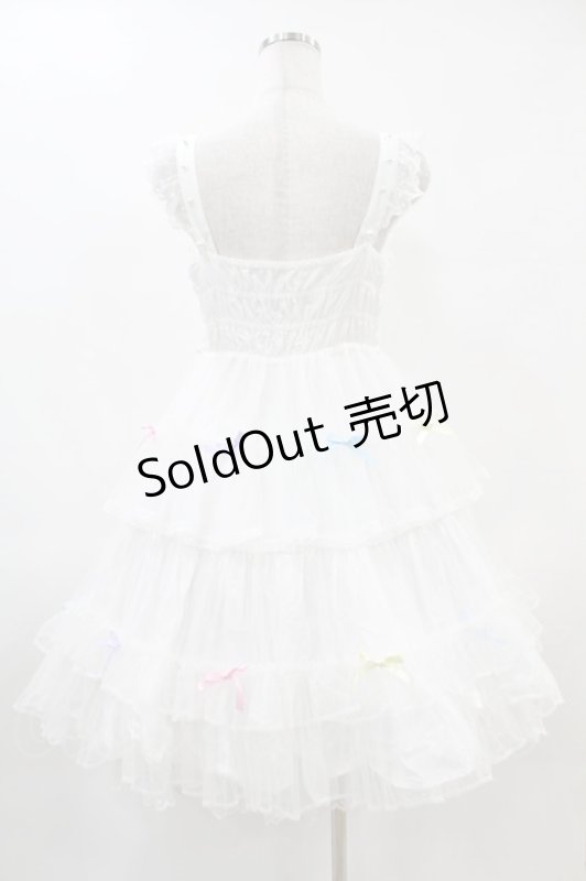 画像2: Angelic Pretty / Sugar Decorationジャンパースカート Free オフ H-25-06-03-1021-AP-OP-NS-ZH (2)