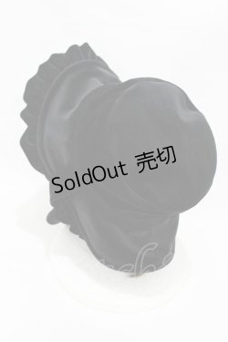 画像2: Physical Drop / 別珍フリルハット  ブラック H-25-06-03-1003-LO-AC-NS-ZH