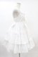 画像3: Angelic Pretty / フラワーバタフライジャンパースカート(コットンピケ) Free オフ H-25-06-03-1022-AP-OP-NS-ZH