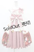 metamorphose / 風花のゆきうさぎプリーツジャンパースカート サイズ1 オフ白 H-25-06-03-1023-ME-OP-NS-ZH