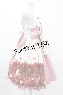 画像3: metamorphose / 風花のゆきうさぎプリーツジャンパースカート サイズ1 オフ白 H-25-06-03-1023-ME-OP-NS-ZH