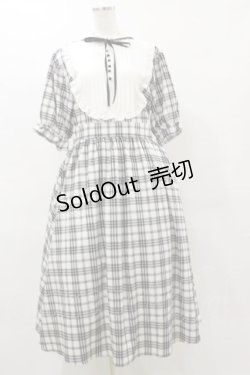 画像1: m petit by misako / チェックキリカエワンピース LL オフ H-25-06-03-084-LO-OP-NS-ZH