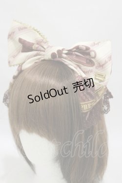 画像1: Angelic Pretty / Bear’s Chocolaterieカチューシャ  アイボリー H-25-06-03-017-AP-AC-NS-ZH