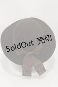 an another angelus / グログランリボンウールハット  BROWN H-25-06-03-018-CA-AC-NS-ZH