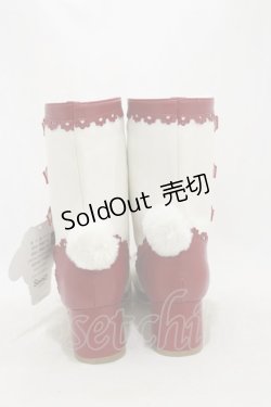 画像3: DearMyLove / マイメロディコラボブーツ LL オフ/レッド H-25-06-03-001-EL-SH-NS-ZH