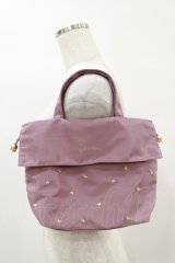 m petit by misako / AMシシュウキンチャクトート  ピンク H-25-06-03-025-LO-BG-NS-ZH