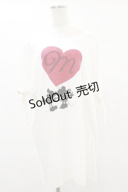 画像1: Secret Honey / ビッグTシャツ(ミニーver.) Free オフ H-25-06-03-045-CA-TS-NS-ZH