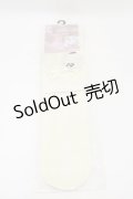 m petit by misako / AMOVKTPレースリボンオーバーニー  アイボリー H-25-06-03-005-LO-ZA-NS-ZH