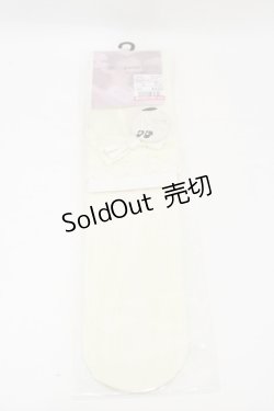 画像1: m petit by misako / AMOVKTPレースリボンオーバーニー  アイボリー H-25-06-03-005-LO-ZA-NS-ZH