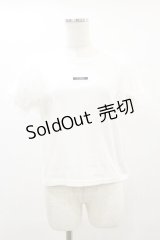An MILLE / リボンデコTシャツ Free ホワイト H-25-06-03-050-EL-TS-NS-ZH