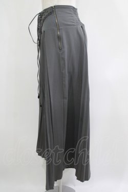 画像2: Rozen Kavalier / プリーツ切替ワイドパンツ  グレー H-25-06-04-027-OO-PA-KB-ZH
