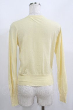 画像3: Leur Getter / スプーン刺繍テープ付ニットカーディガン  アイボリー H-25-06-04-037-LU-TO-KB-ZH