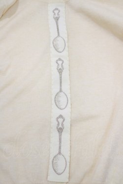 画像4: Leur Getter / スプーン刺繍テープ付ニットカーディガン  アイボリー H-25-06-04-037-LU-TO-KB-ZH