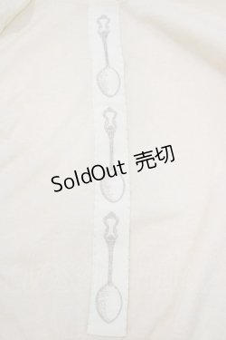画像4: Leur Getter / スプーン刺繍テープ付ニットカーディガン  アイボリー H-25-06-04-037-LU-TO-KB-ZH