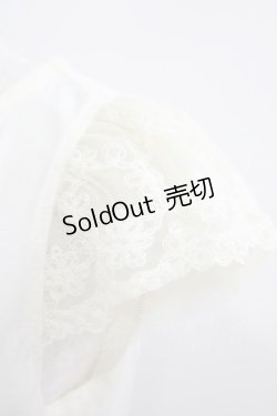画像4: Emily Temple cute / レースフレンチスリーブカットソー  オフ H-25-06-04-042-ET-TO-KB-ZH