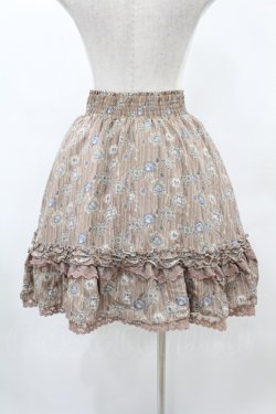 画像2: axes femme / ジュエリープリントスカート M ベージュ H-25-06-04-1038-AX-SK-NS-ZH