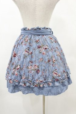 画像2: axes femme / リバーシブルスカート M ブルー H-25-06-04-1039-AX-SK-NS-ZH
