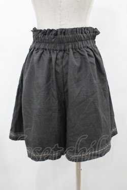 画像2: axes femme / ベロアレースアップキュロット M グレー H-25-06-04-1043-AX-PA-NS-ZH