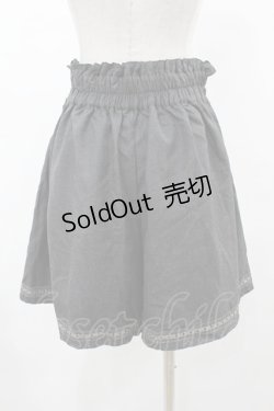 画像2: axes femme / ベロアレースアップキュロット M グレー H-25-06-04-1043-AX-PA-NS-ZH