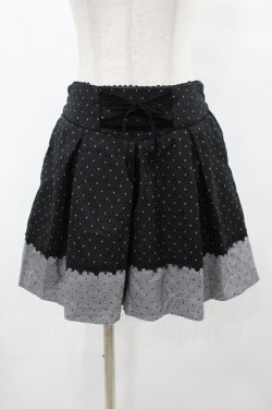 画像1: axes femme / ドットジャカードキュロット M ブラック H-25-06-04-1044-AX-PA-NS-ZH
