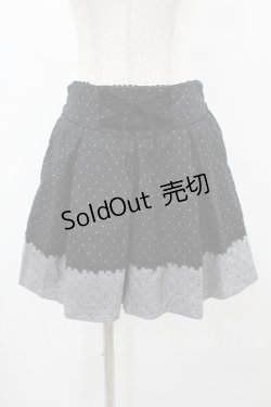 画像1: axes femme / ドットジャカードキュロット M ブラック H-25-06-04-1044-AX-PA-NS-ZH