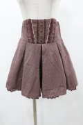 axes femme / チェックキュロット M ワイン H-25-06-04-1045-AX-PA-NS-ZH