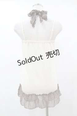 画像2: axes femme / ホルターリボンキャミソール M 生成り H-25-06-04-1048-AX-TO-NS-ZH