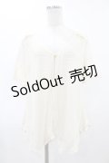 axes femme / ドットチュール使いカーディガン M 生成り H-25-06-04-1050-AX-TO-NS-ZH