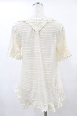 画像2: axes femme / ドットチュール使いカーディガン M 生成り H-25-06-04-1050-AX-TO-NS-ZH