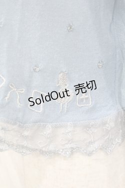 画像3: axes femme / Disneyトランプ刺繍ボレロ M サックス H-25-06-04-1056-AX-TO-NS-ZH