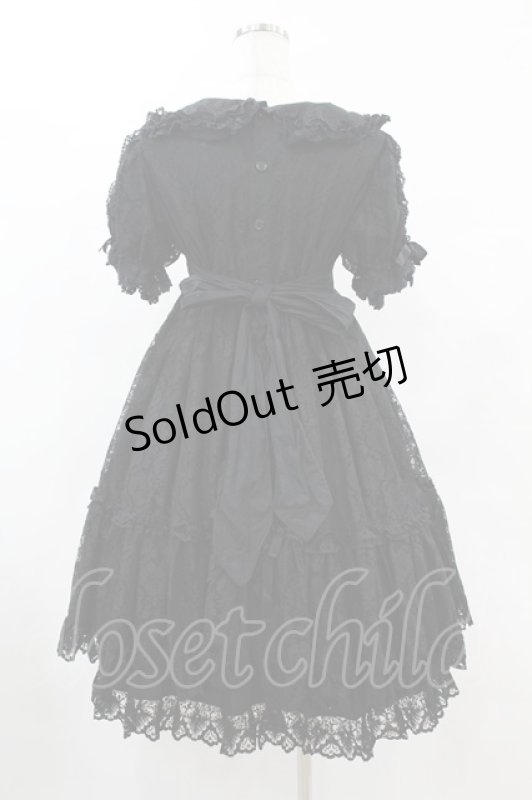 画像2: metamorphose / ラッセルレースベビードール(2001年) Free ブラック H-25-06-04-1007-ME-OP-NS-ZH (2)