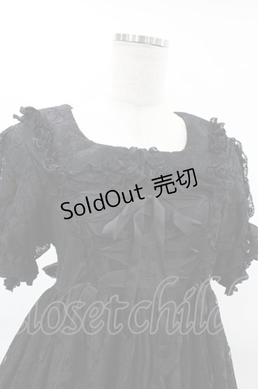 画像4: metamorphose / ラッセルレースベビードール(2001年) Free ブラック H-25-06-04-1007-ME-OP-NS-ZH (4)