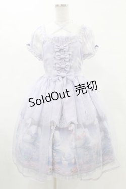 画像1: Angelic Pretty / Milky Swanミニ袖ワンピース Free ラベンダー H-25-06-04-1008-AP-OP-NS-ZH