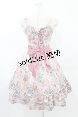 画像2: BABY,THE STARS SHINE BRIGHT / Antique Rose Gardenジャンパースカート Free ピンク H-25-06-04-1009-BA-OP-NS-ZH