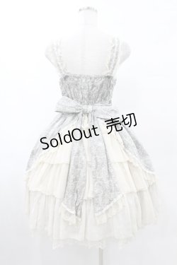 画像2: metamorphose / クラシカルバッスルリボンジャンパースカート Free グレー H-25-06-04-1010-ME-OP-NS-ZH