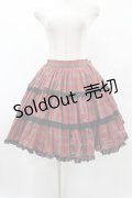metamorphose / チェック三段ティアードスカート Free レッド H-25-06-04-1011-ME-SK-NS-ZH