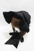 Angelic Pretty / バラのお嬢様ボンネット  ブラック H-25-06-04-1002-AP-AC-NS-ZH