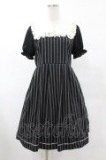 axes femme POETIQUE / スクエアセーラーカットワンピース M ブラック H-25-06-04-1014-AX-OP-NS-ZH