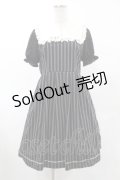 axes femme POETIQUE / スクエアセーラーカットワンピース M ブラック H-25-06-04-1014-AX-OP-NS-ZH