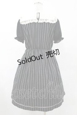 画像2: axes femme POETIQUE / スクエアセーラーカットワンピース M ブラック H-25-06-04-1014-AX-OP-NS-ZH