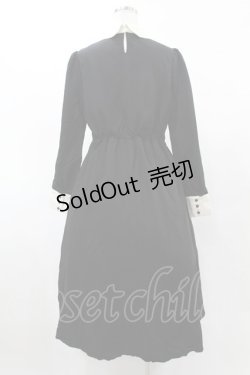 画像2: axes femme / ヨークレースアップロングワンピース M ブラック H-25-06-04-1015-AX-OP-NS-ZH