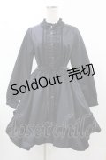 axes femme / ストライプワンピース M ネイビー H-25-06-04-1018-AX-OP-NS-ZH