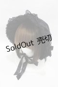 metamorphose / 総レースボンネット  ブラック H-25-06-04-1003-ME-AC-NS-ZH